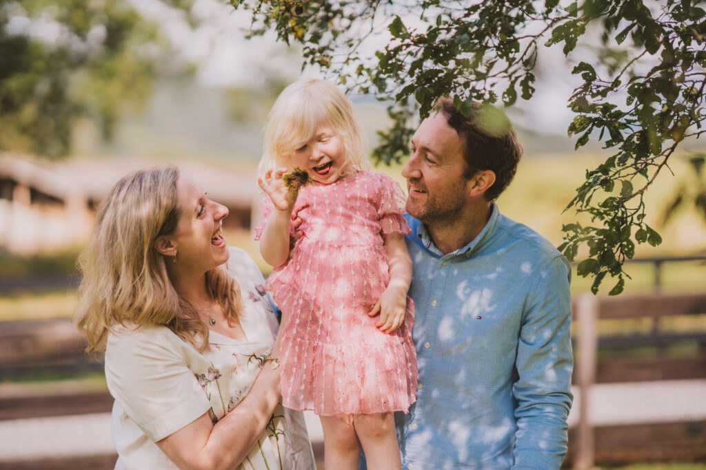 Outdoor family photo shoot in Grindleford