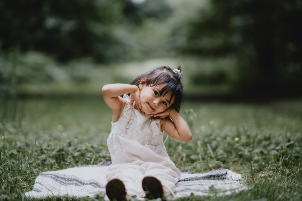 girl posing for the camera