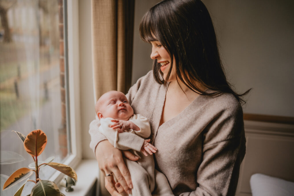 mum and baby portrait