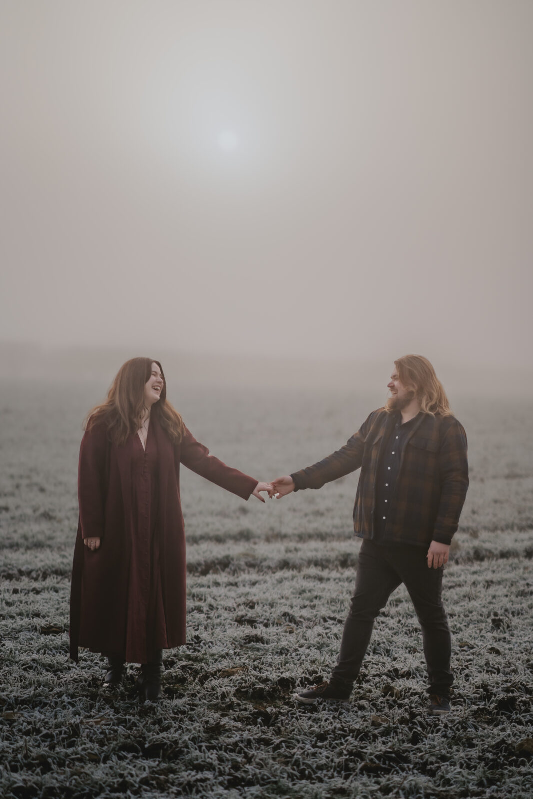 winter engagement photographer