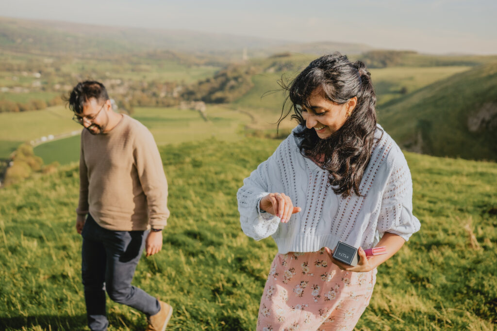 winnats pass engagement photoshoot